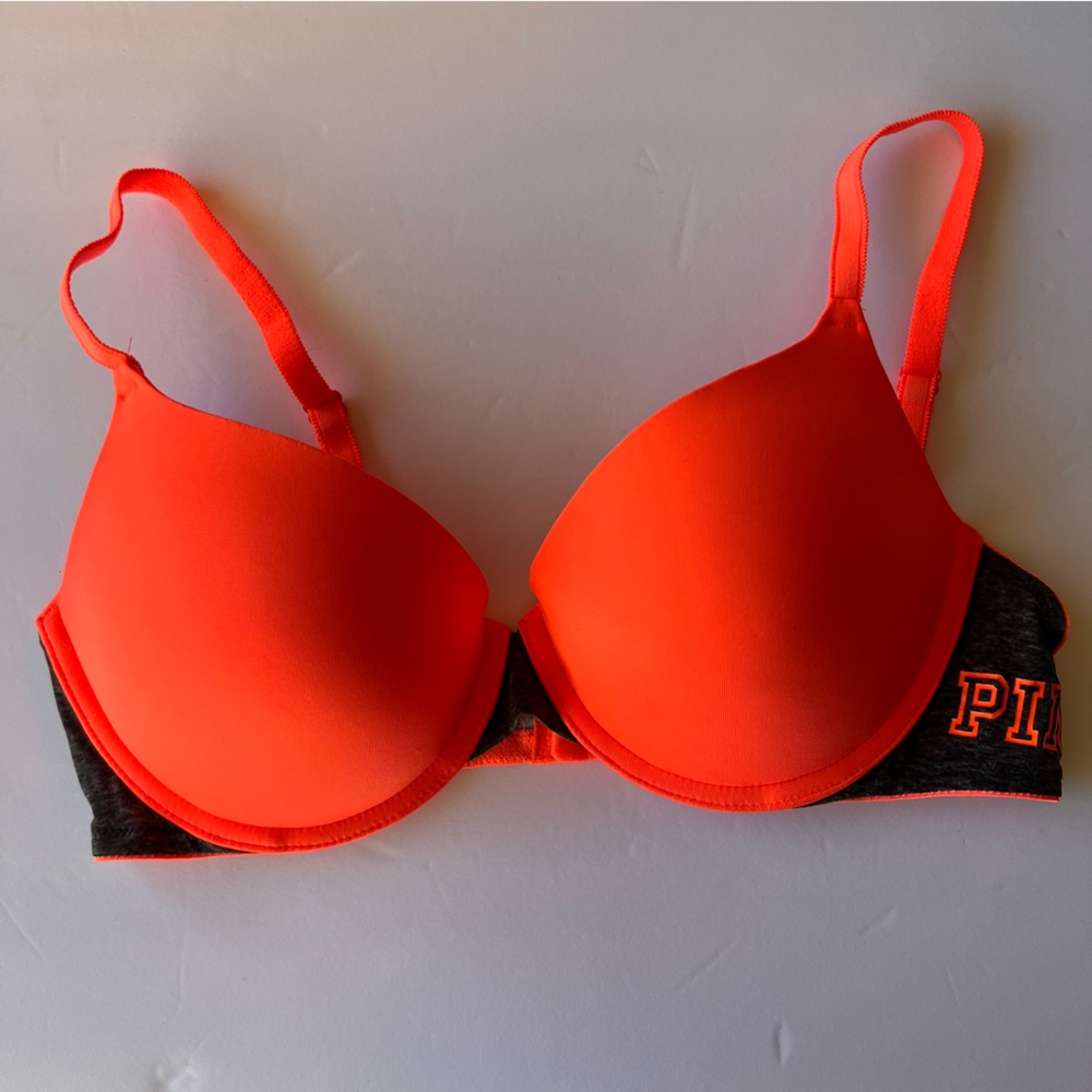 PINK by Victoria’s Secret Orange push up bra